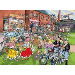 Jumbo (17407) - James Alexander: "Wasgij Destiny 14: How Times Have Changed!" - 1000 pieces puzzle