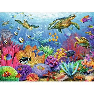 Ravensburger (14661) - Adrian Chesterman: "Tropical Waters" - 500 pieces puzzle