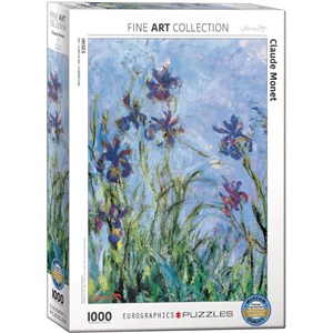 Eurographics (6000-2034) - Claude Monet: "Irises" - 1000 pieces puzzle
