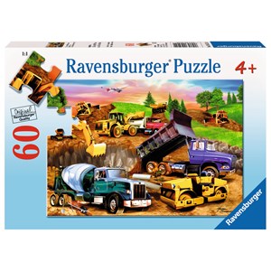 Ravensburger (09525) - Michael Searle: "Construction Crowd" - 60 pieces puzzle
