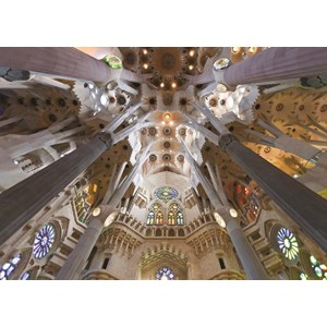Jumbo (18567) - "Sagrada Familia, Barcelona" - 1000 pieces puzzle