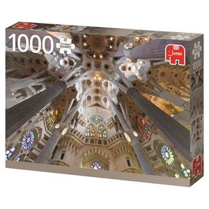 Jumbo (18567) - "Sagrada Familia, Barcelona" - 1000 pieces puzzle