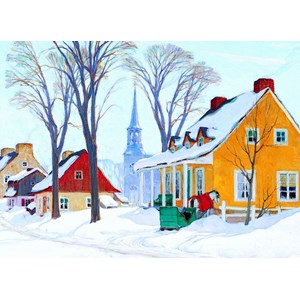 Eurographics (6000-7190) - "Winter Morning in Baie-St-Paul" - 1000 pieces puzzle