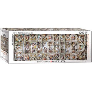 Eurographics (6010-0960) - Michelangelo: "The Sistine Chapel Ceiling" - 1000 pieces puzzle