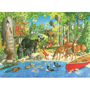 Ravensburger (12740) - "Woodland Friends" - 200 pieces puzzle