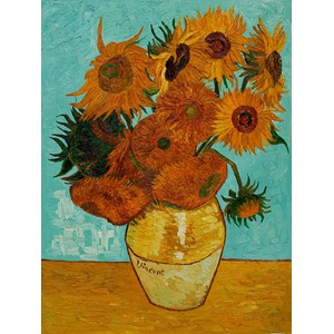 Piatnik (561740) - Vincent van Gogh: "Sunflowers" - 1000 pieces puzzle