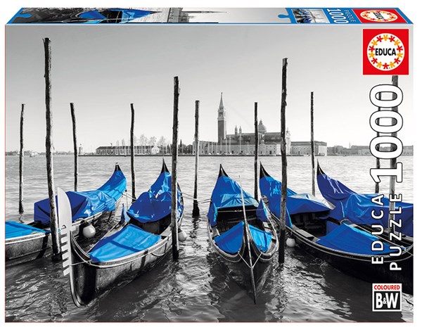 Educa (17112) - "Gondolas In Venice" - 1000 pieces puzzle