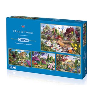 Gibsons (G5025) - "Flora & Fauna" - 500 pieces puzzle