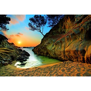 Trefl (27048) - Jan Wlodarczyk: "Sunrise Costa Brava, Spain" - 2000 pieces puzzle