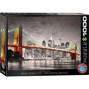 Eurographics (6000-0662) - "New York City Brooklyn Bridge" - 1000 pieces puzzle