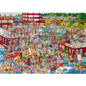 Heye (29796) - "Flea Market" - 2000 pieces puzzle