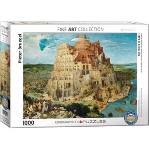 Eurographics (6000-0837) - Pieter Brueghel the Elder: "The Tower of Babel" - 1000 pieces puzzle