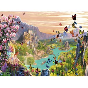 Ravensburger (13233) - Garry Walton: "Fairy Valley" - 300 pieces puzzle