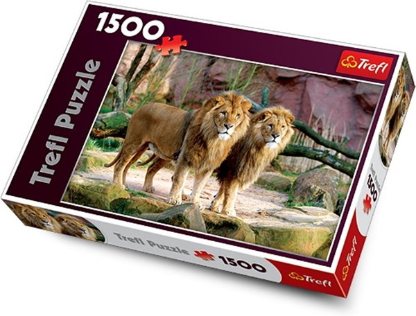Trefl (260885) - "Lions" - 1500 pieces puzzle