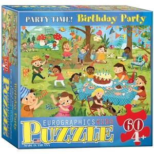 Eurographics (6060-0468) - "Birthday Party" - 60 pieces puzzle