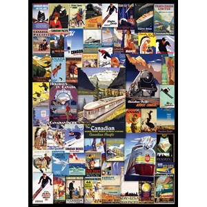 Eurographics (6000-0648) - "Railroad Adventures" - 1000 pieces puzzle