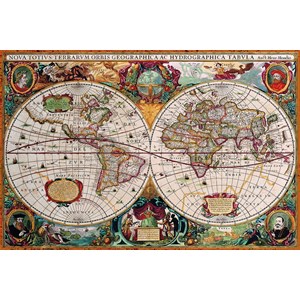 Eurographics (8220-1997) - "Antique World Map" - 2000 pieces puzzle