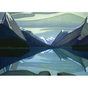 Eurographics (6000-0136) - Lawren S. Harris: "Maligne Lake, Jasper Park" - 1000 pieces puzzle