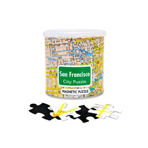 Geo Toys (GEO 235) - "City Magnetic Puzzle San Francisco" - 100 pieces puzzle