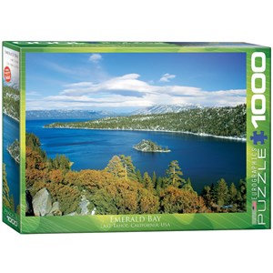 Eurographics (6000-0549) - "Emerald Bay, Lake Tahoe, CA" - 1000 pieces puzzle