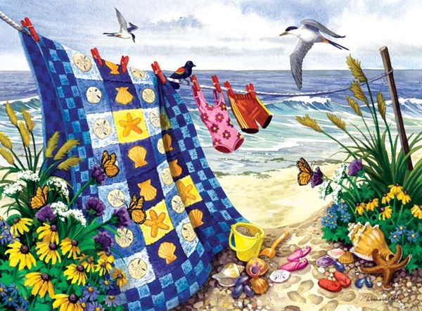 SunsOut (62956) - Nancy Wernersbach: "Seaside Summer" - 500 pieces puzzle