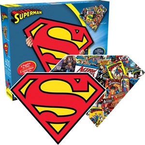 Aquarius (75017) - "Superman Logo" - 600 pieces puzzle