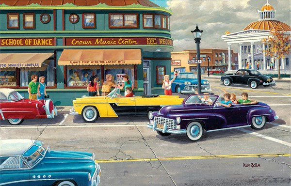 SunsOut (39854) - Ken Zylla: "When We were Young" - 1000 pieces puzzle