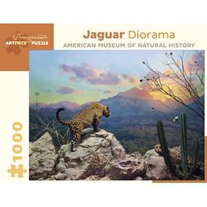 Pomegranate (AA956) - "Jaguar Diorama" - 1000 pieces puzzle