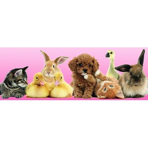 Ravensburger (14801) - "Animal Friends" - 500 pieces puzzle