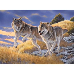 Clementoni (35033) - Al Agnew: "The Wolves" - 500 pieces puzzle