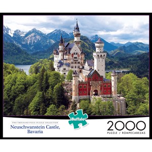 Buffalo Games (2042) - "Neuschwanstein Castle, Bavaria" - 2000 pieces puzzle