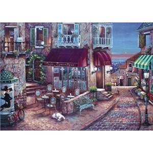 Anatolian (PER4516) - John O'Brien: "Café Romantique" - 1500 pieces puzzle