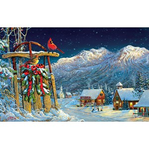 SunsOut (29071) - Sam Timm: "Cardinals Holiday" - 550 pieces puzzle