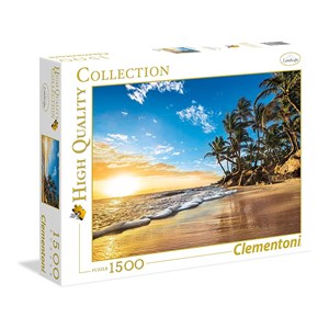Clementoni (31681) - "Tropical Sunrise" - 1500 pieces puzzle