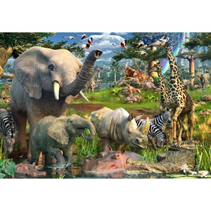 Ravensburger (17823) - "At the Waterhole" - 18000 pieces puzzle