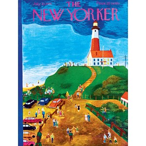 New York Puzzle Co (NY023) - Ilonka Karasz: "The Lighthouse" - 500 pieces puzzle