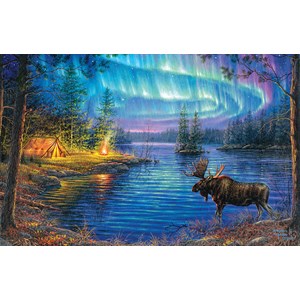 SunsOut (69632) - Abraham Hunter: "Northern Night" - 1000 pieces puzzle