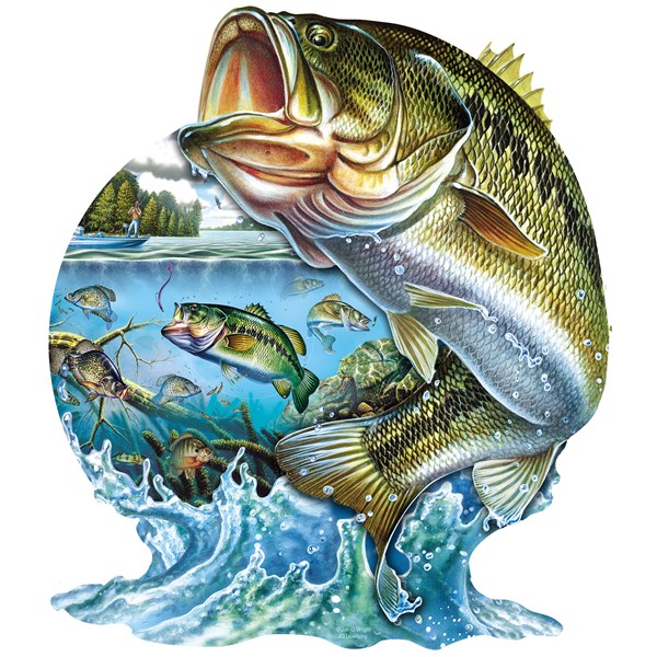 SunsOut (96092) - Jon Q. Wright: "Leap to Freedom" - 1000 pieces puzzle