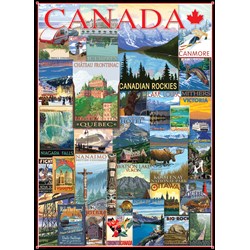 Eurographics (6000-0778) - "Travel Canada" - 1000 pieces puzzle