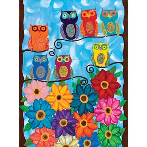 Clementoni (35024) - Kerri Ambrosino: "Cute Little Owls" - 500 pieces puzzle
