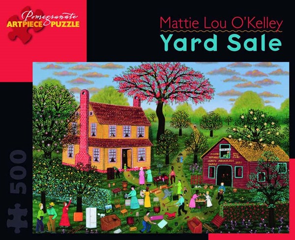 Pomegranate (AA750) - Mattie Lou O'Kelley: "Yard Sale" - 500 pieces puzzle