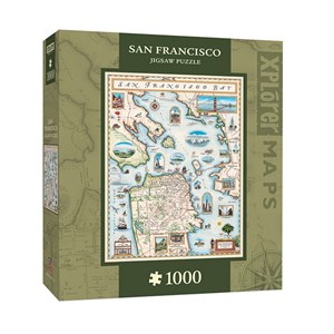 MasterPieces (71705) - "San Francisco Bay" - 1000 pieces puzzle