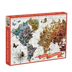 Chronicle Books / Galison - "Butterfly Migration" - 1000 pieces puzzle