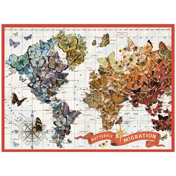 Chronicle Books / Galison - Wendy Gold: "Butterfly Migration" - 1000 pieces puzzle