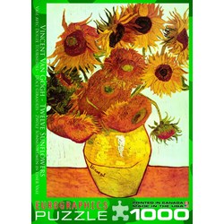 Eurographics (6000-3688) - Vincent van Gogh: "Twelve Sunflowers" - 1000 pieces puzzle