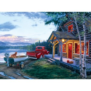 Buffalo Games (11229) - Darrell Bush: "Cabin Fever" - 1000 pieces puzzle