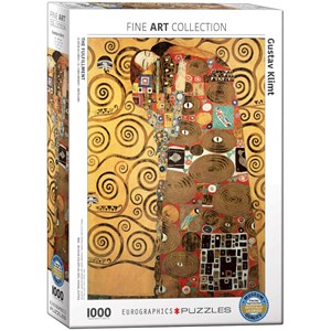 Eurographics (6000-9961) - Gustav Klimt: "The Fulfillment" - 1000 pieces puzzle