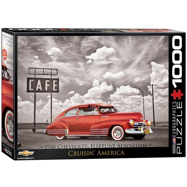 Eurographics (6000-0667) - "1948 Chevrolet Fleetline Aerosedan" - 1000 pieces puzzle