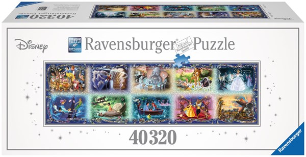 Ravensburger (17826) - "Memorable Disney Moments" - 40320 pieces puzzle