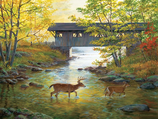 SunsOut (51979) - Persis Clayton Weirs: "Rock Creek Crossing" - 500 pieces puzzle